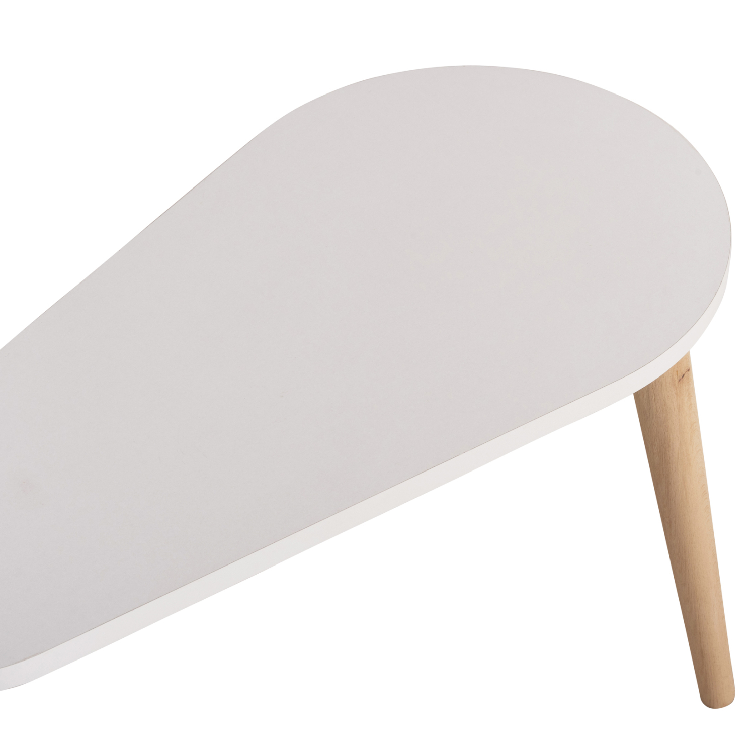 ΤΡΑΠΕΖΙΑ ΣΑΛΟΝΙΟΥ 2ΤΜΧ FB918179.04 ΜΕΛΑΜΙΝΗ ΣΕ ΣΟΝΑΜΑ-ΛΕΥΚΟ 94x47x47Υεκ - Image 9