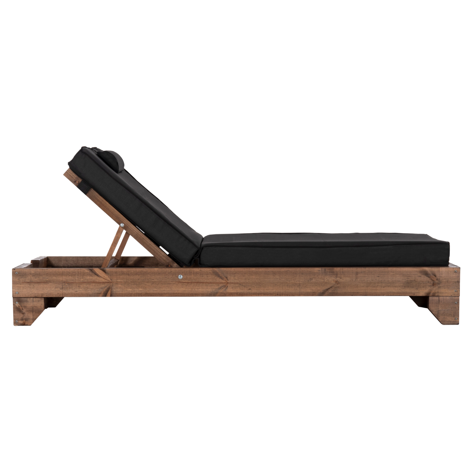 ΞΑΠΛΩΣΤΡΑ FB910780.05T ΞΥΛΟ ΠΕΥΚΟΥ ΚΑΡΥΔΙ--ΜΑΞΙΛΑΡΙ ΜΑΥΡΟ 79x204x80Υεκ - Image 3