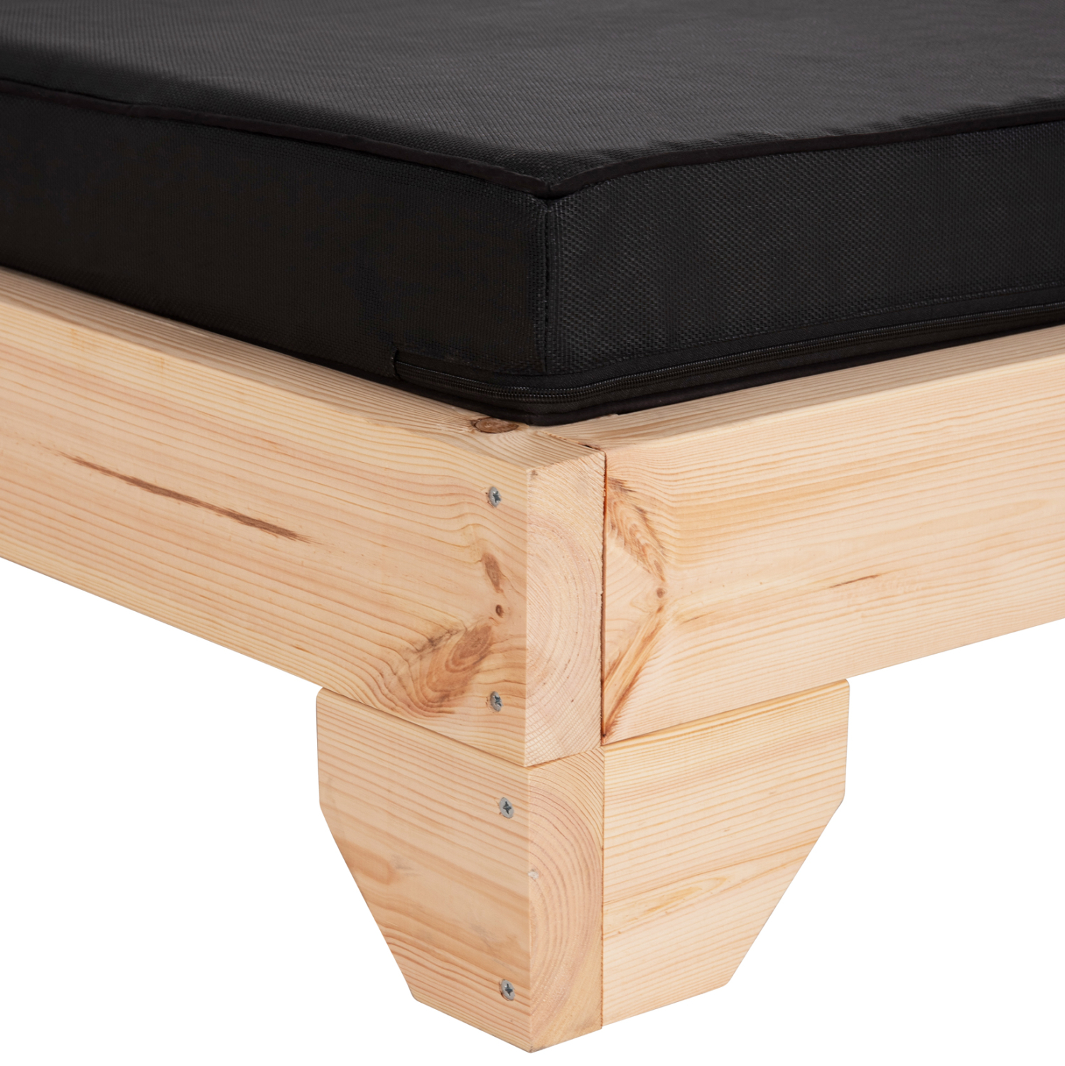 ΞΑΠΛΩΣΤΡΑ ΜΕ ΜΑΞΙΛΑΡI FB910794.05T ΞΥΛΟ ΠΕΥΚΟΥ--TEXTILENE ΜΑΥΡΟ 79x204x80Υεκ - Image 7