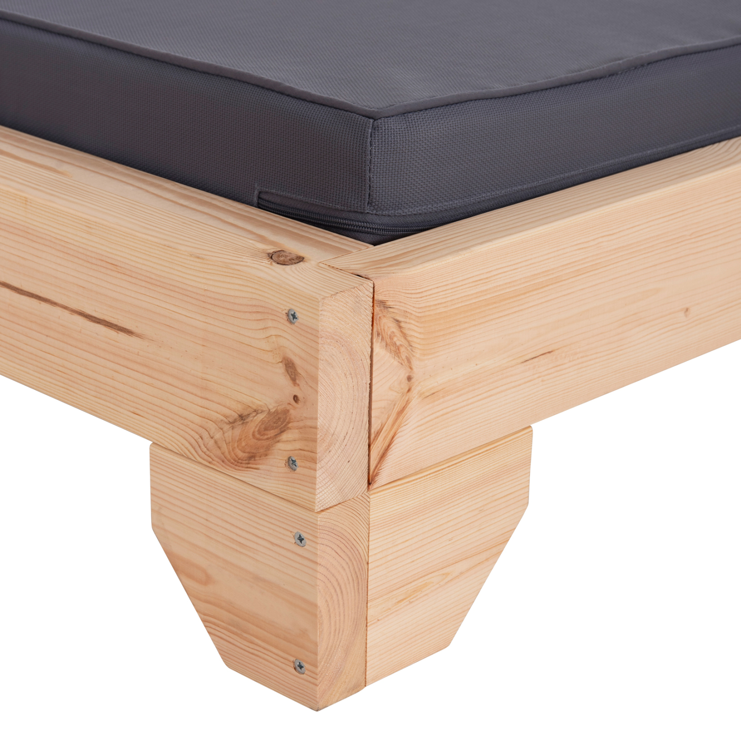 ΞΑΠΛΩΣΤΡΑ ΜΕ ΜΑΞΙΛΑΡΙ FB910792.30T ΞΥΛΟ ΠΕΥΚΟΥ--TEXTILENE ΣΕ ΓΚΡΙ 79x204x77Υεκ - Image 7