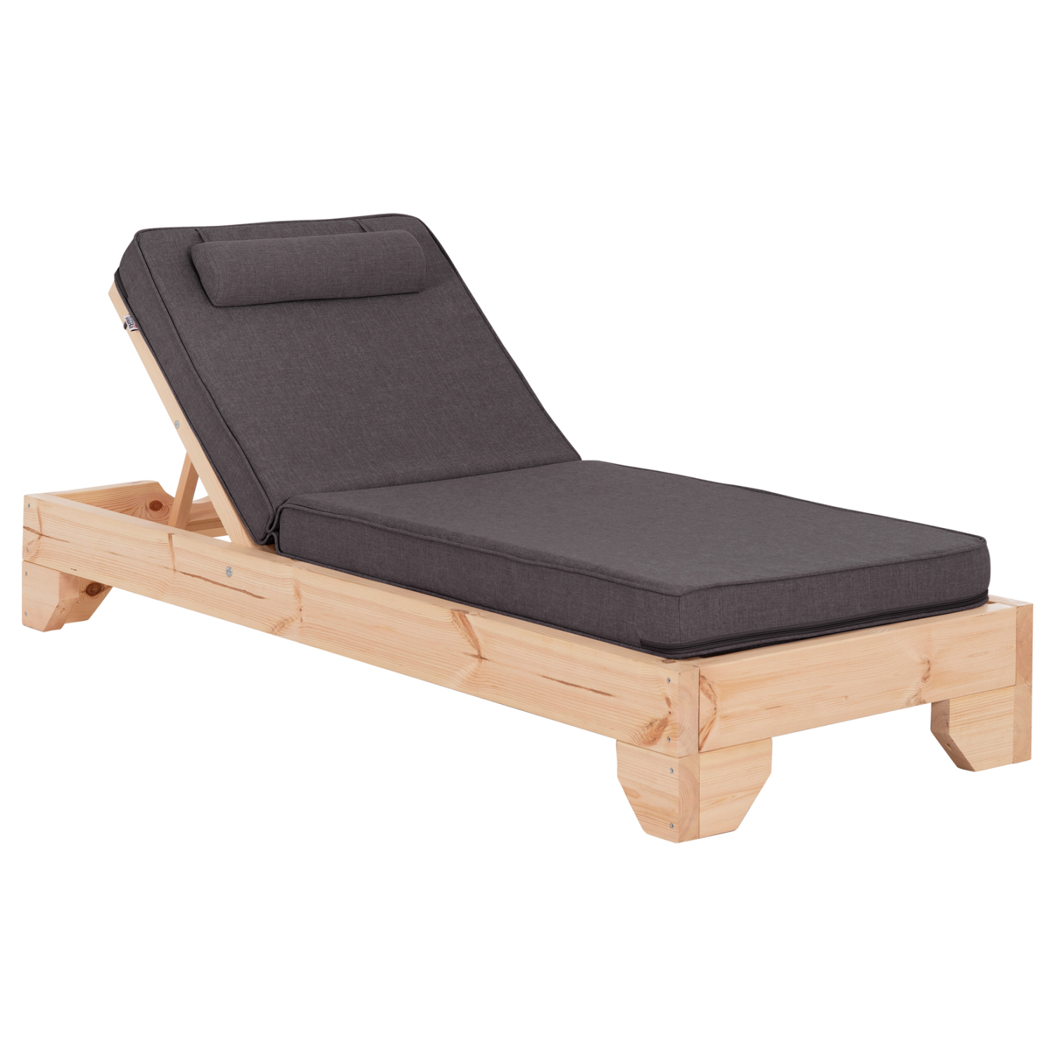 ΞΑΠΛΩΣΤΡΑ ΜΕ ΜΑΞΙΛΑΡΙ FB910797.73 ΞΥΛΟ ΠΕΥΚΟΥ--OLEFIN ΣΕ ΓΚΡΙ 79x204x77Υεκ