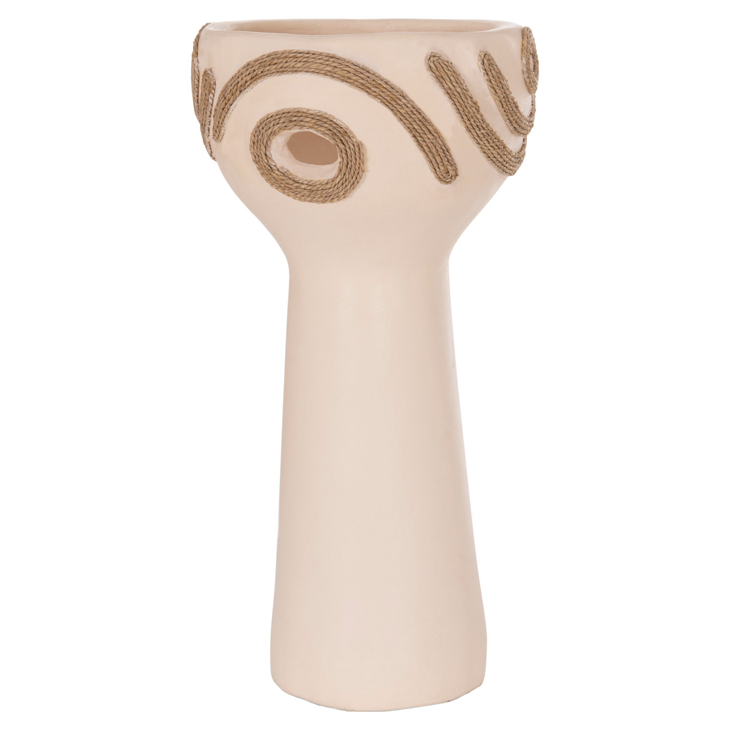 ΕΠΙΤΡΑΠΕΖΙΟ ΔΙΑΚΟΣΜΗΤΙΚΟ FB94679.02 ΚΡΕΜ ΤΕΡΑΚΟΤΑ & ΣΧΟΙΝΙ AGEL Φ18x35Υεκ - Image 7