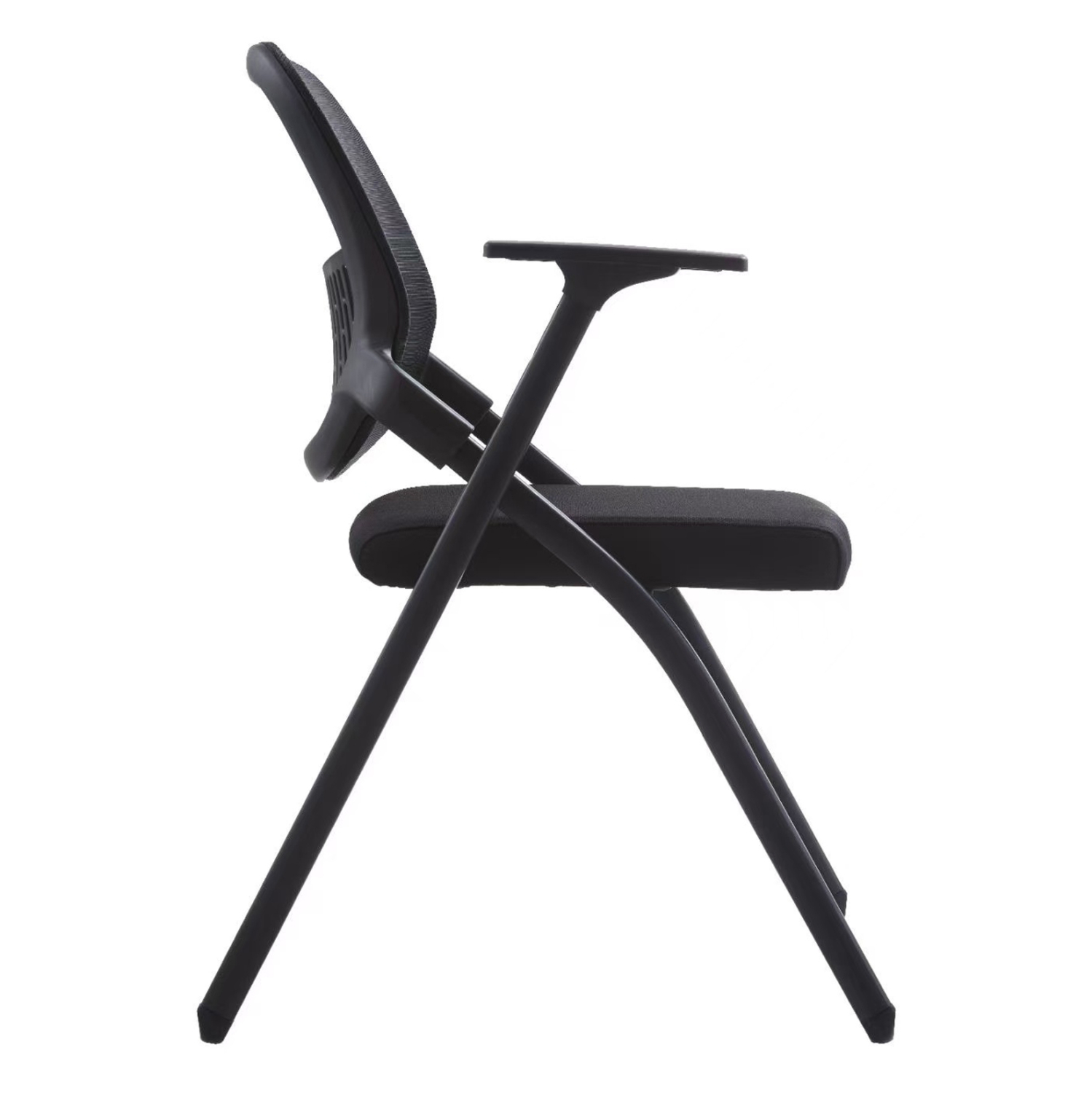 ΚΑΡΕΚΛΑ ΣΥΝΕΔΡΙΟΥ ΠΤΥΣΣΟΜΕΝΗ ΜΕ ΑΝΑΛΟΓΙΟ FB91209.01 MESH ΥΦΑΣΜΑ ΜΑΥΡΟ 60x59x87Υεκ. - Image 3