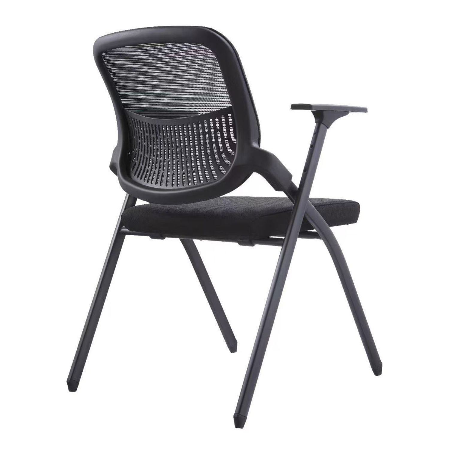 ΚΑΡΕΚΛΑ ΣΥΝΕΔΡΙΟΥ ΠΤΥΣΣΟΜΕΝΗ ΜΕ ΑΝΑΛΟΓΙΟ FB91209.01 MESH ΥΦΑΣΜΑ ΜΑΥΡΟ 60x59x87Υεκ. - Image 4