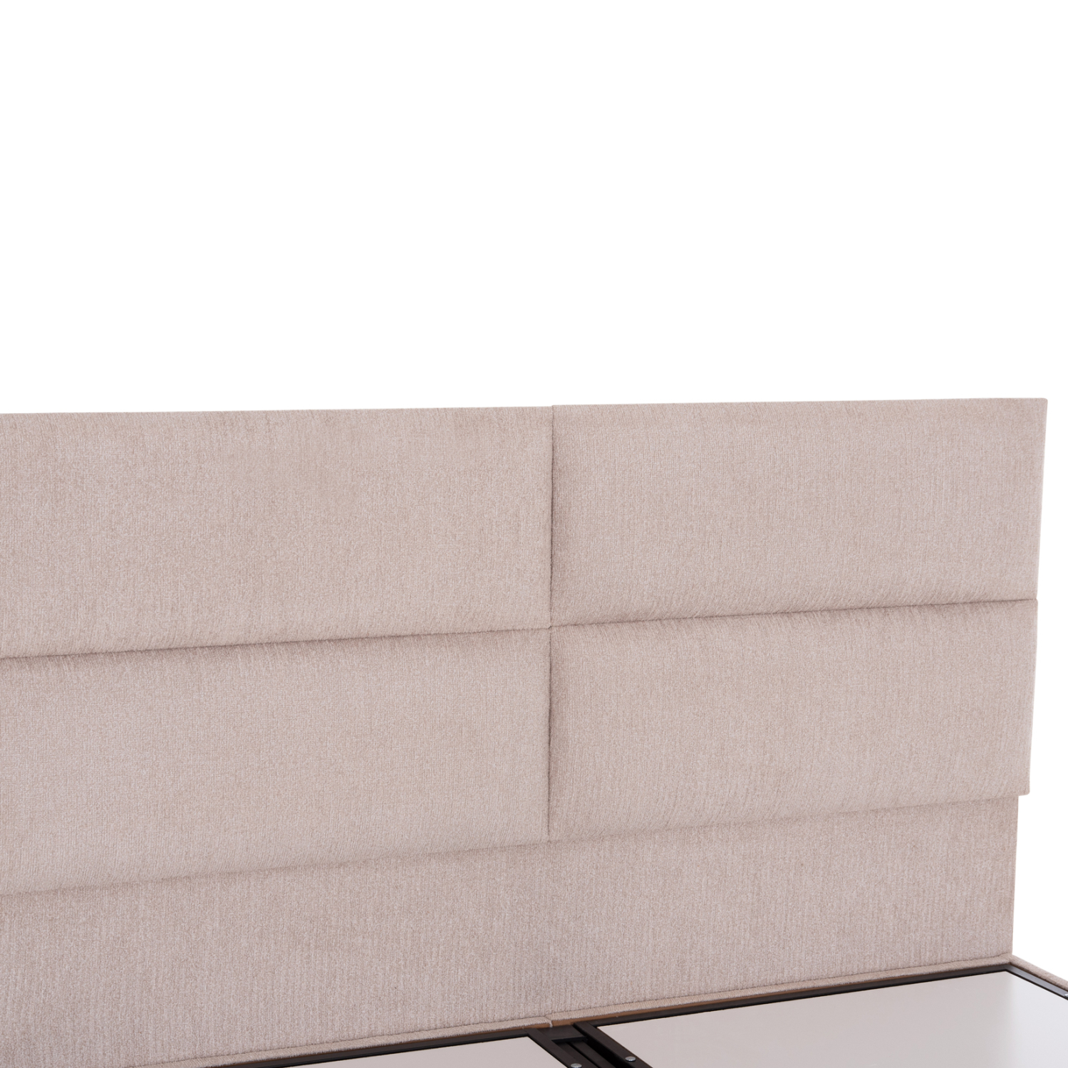 ΚΡΕΒΑΤΙ ΔΙΠΛΟ ΜΕ ΑΠΟΘΗΚΕΥΤΙΚΟ ΧΩΡΟ FB9622.32 ΜΠΕΖ ΥΦΑΣΜΑ-- ΓΙΑ ΣΤΡΩΜΑ 160x200εκ - Image 7