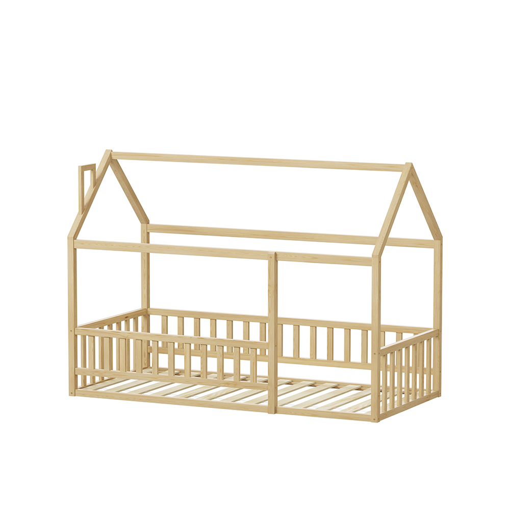 ΚΡΕΒΑΤΙ ΠΑΙΔΙΚΟ ΜΕ ΚΑΓΚΕΛΟ FB9706.01 τ.MONTESSORI ΞΥΛΟ ΠΕΥΚΟ ΦΥΣΙΚΟ-190x90εκ - Image 10