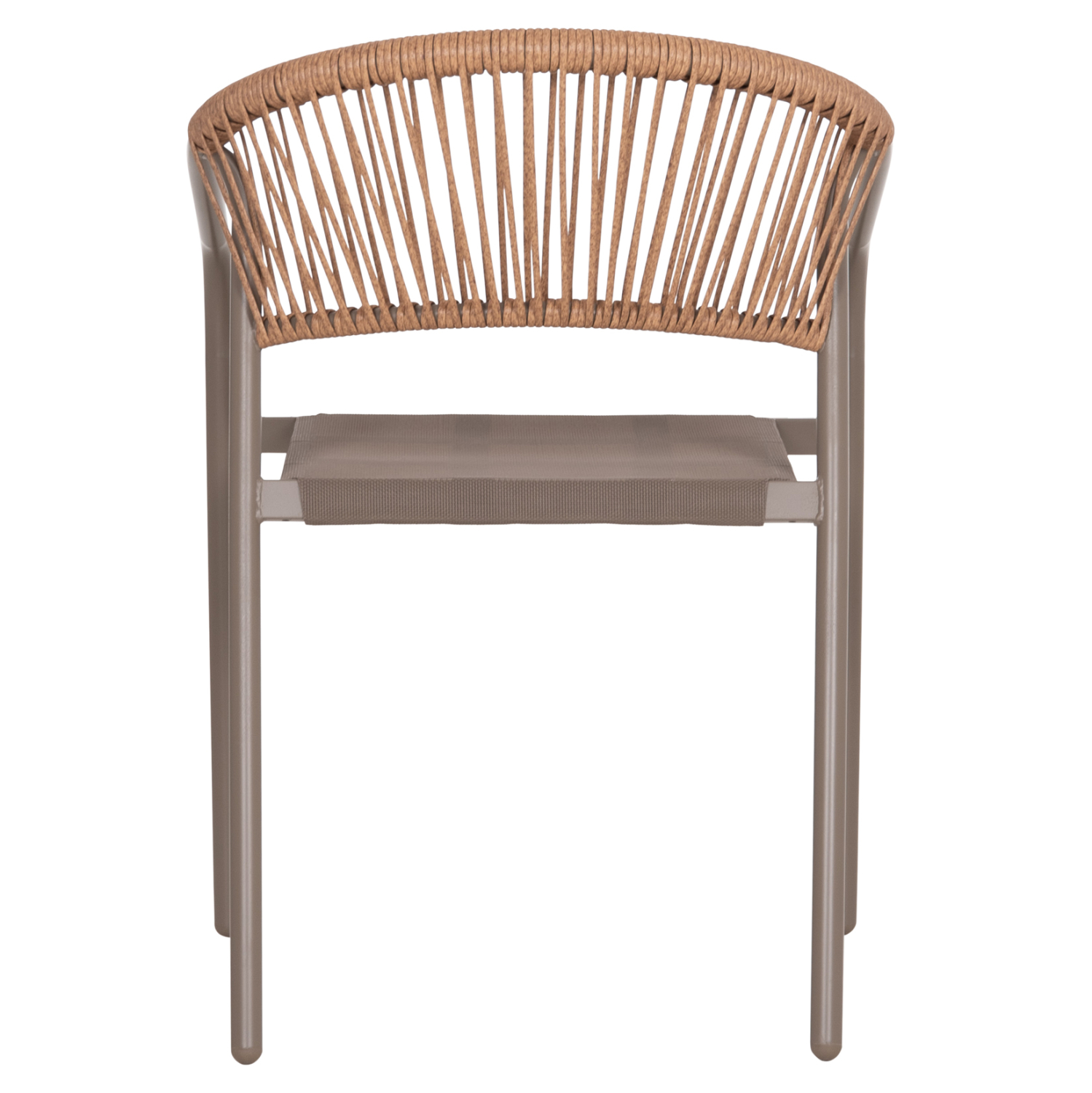 ΠΟΛΥΘΡΟΝΑ FB96430.04 ΣΑΜΠΑΝΙ ΜΕΤΑΛΛΟ & TEXTILENE--ΜΠΕΖ P.E.RATTAN 53x58x75Υεκ - Image 6