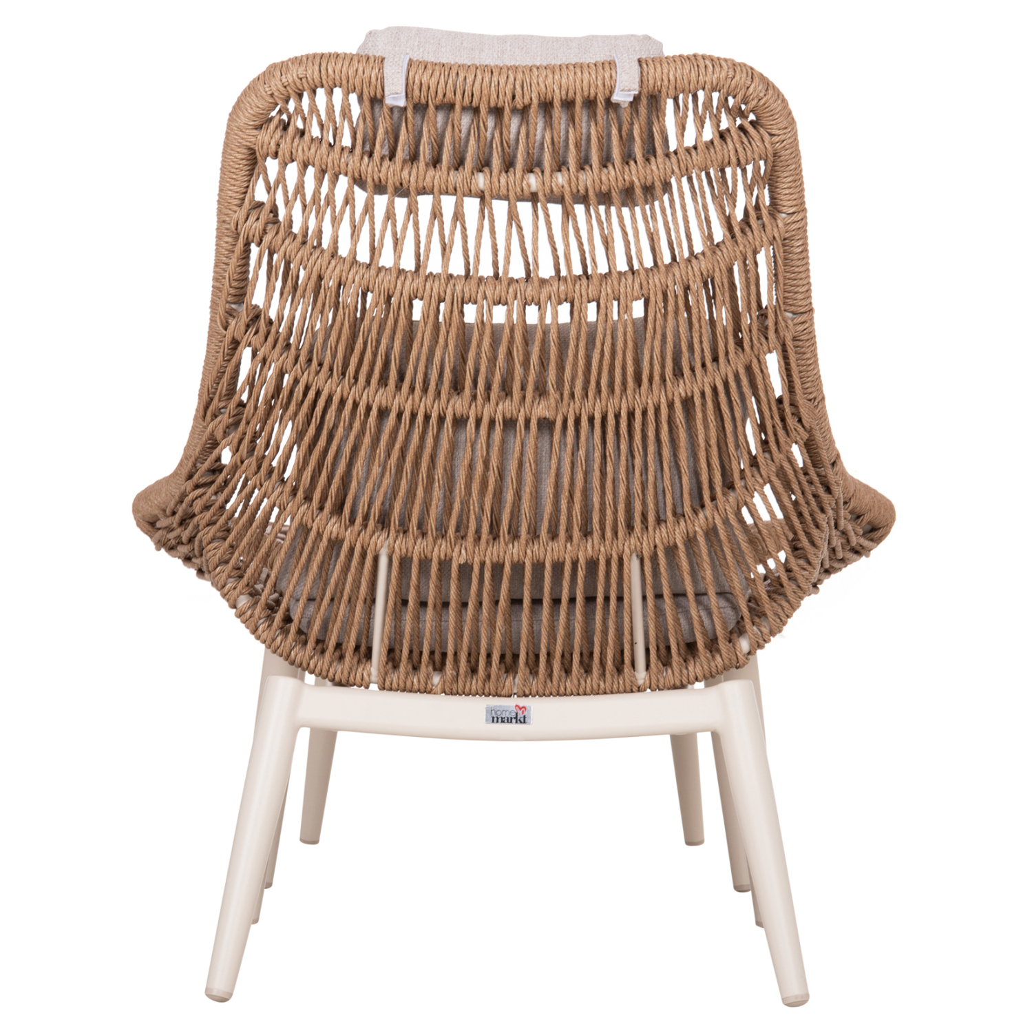 ΠΟΛΥΘΡΟΝΑ LOUNGE ΜΕ ΥΠΟΠΟΔΙΟ FB96561.02 ΑΛΟΥΜΙΝΙΟ ΜΠΕΖ--WICKER 90x85x96Υεκ - Image 6