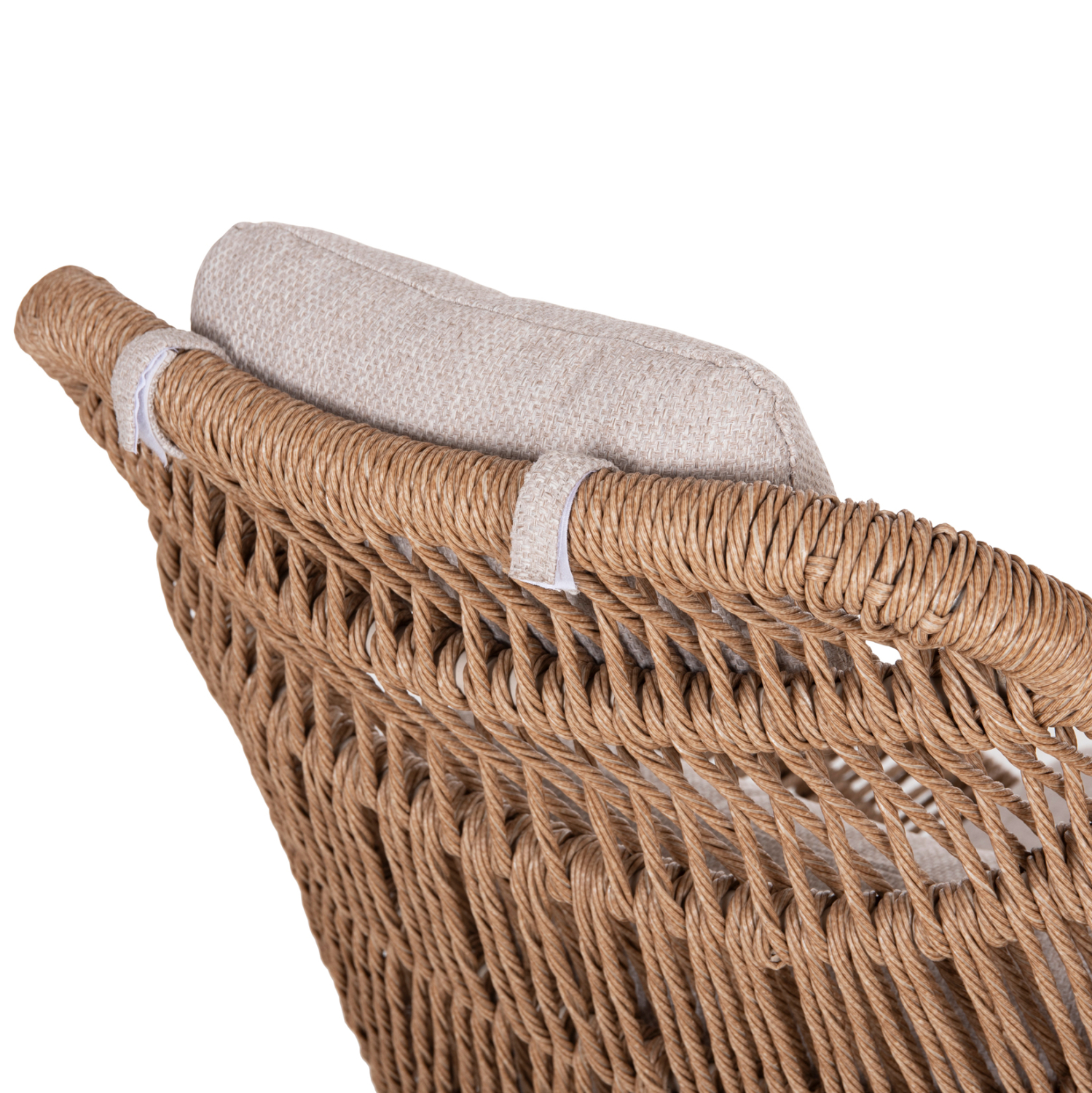 ΠΟΛΥΘΡΟΝΑ LOUNGE ΜΕ ΥΠΟΠΟΔΙΟ FB96561.02 ΑΛΟΥΜΙΝΙΟ ΜΠΕΖ--WICKER 90x85x96Υεκ - Image 10