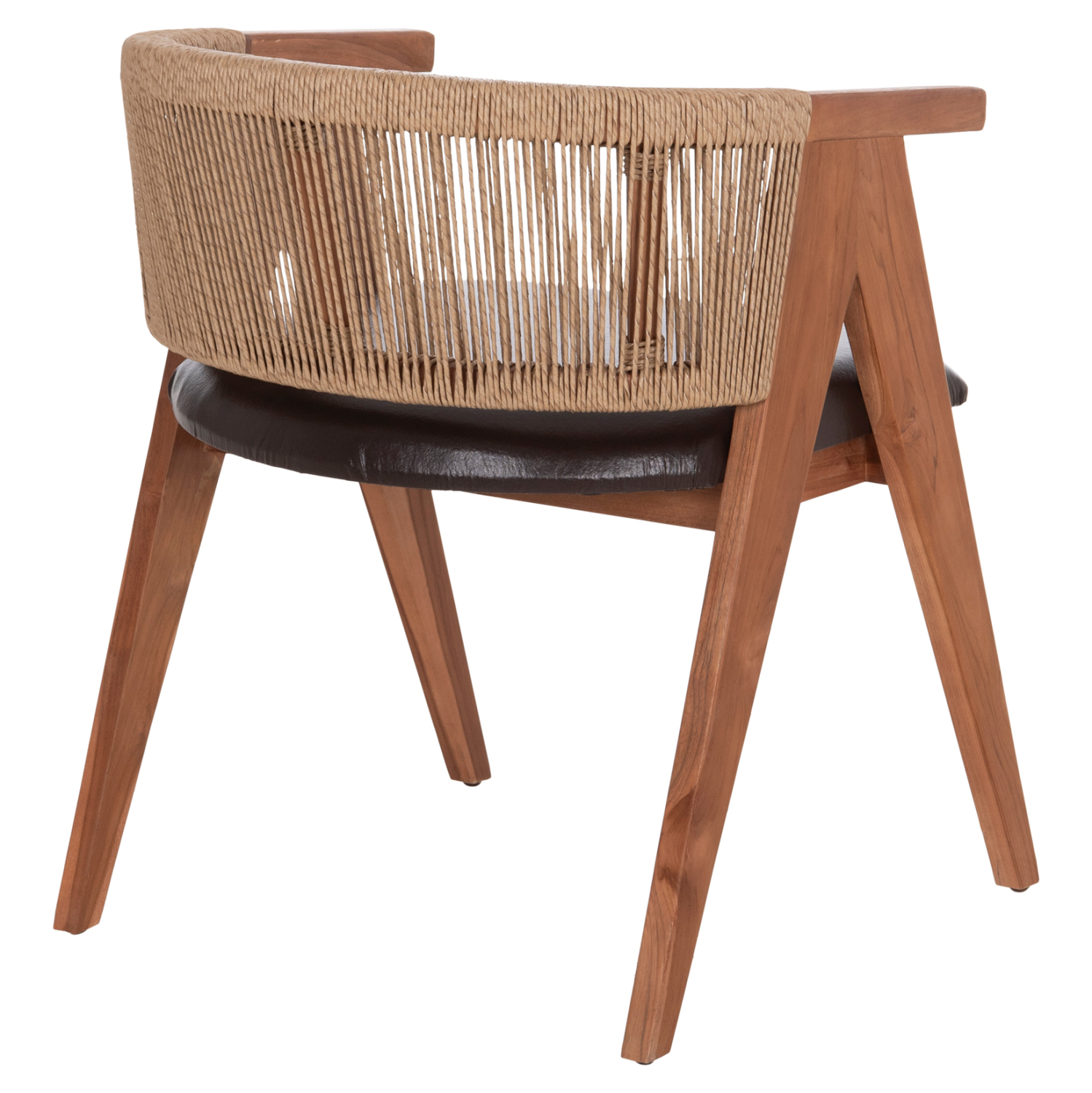 ΠΟΛΥΘΡΟΝΑ ΤΡΑΠΕΖΑΡΙΑΣ FB918238.11 ΞΥΛΟ ΤΕΑΚ-ΚΑΦΕ PU-ΣΧΟΙΝΙ 60x67x76Υεκ. - Image 5