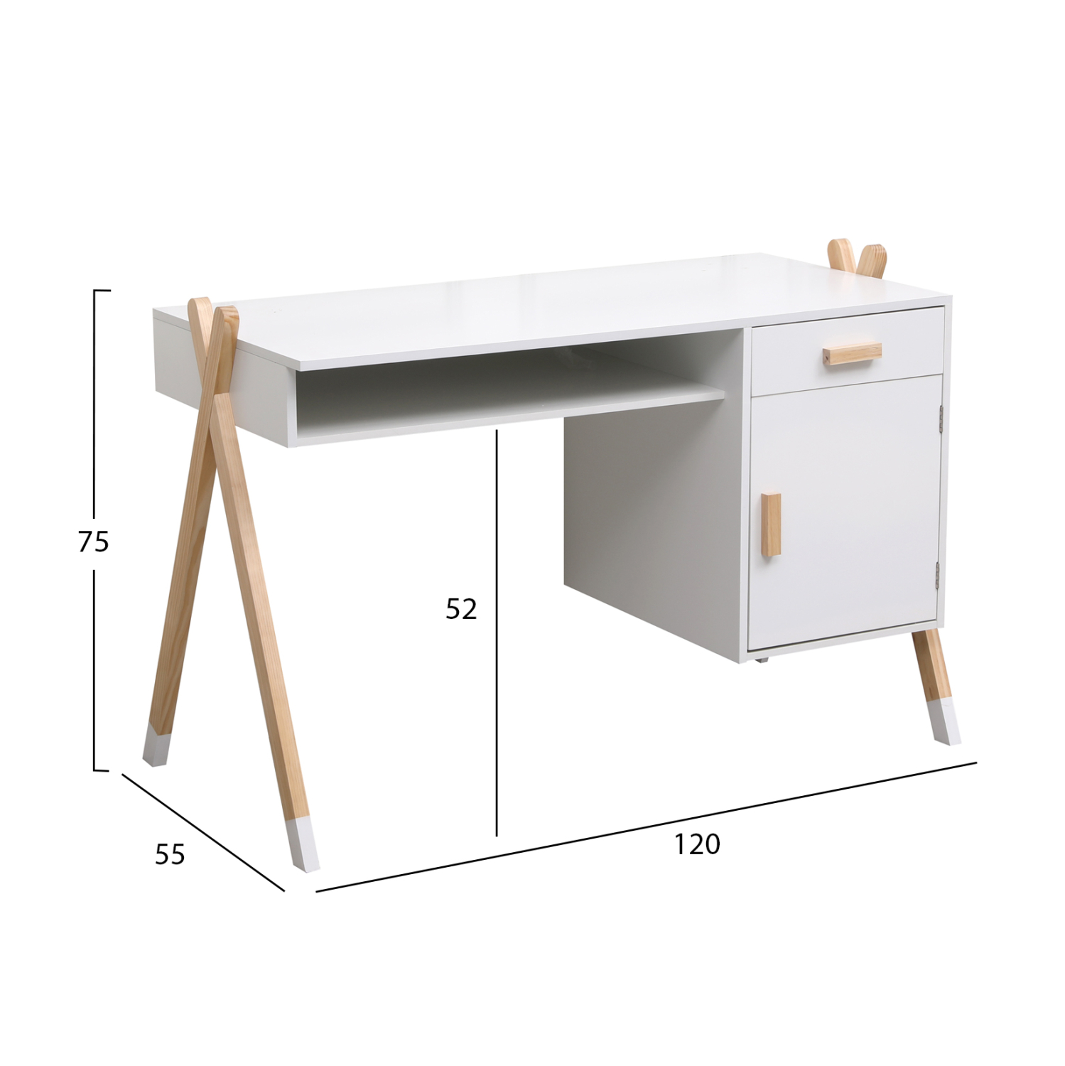 ΣΕΤ ΠΑΙΔΙΚΟΥ ΔΩΜΑΤΙΟΥ 6TMX FB921337 ΞΥΛΟ ΠΕΥΚΟΥ--ΜΕΛΑΜΙΝΗ-ΛΕΥΚΟ - Image 6