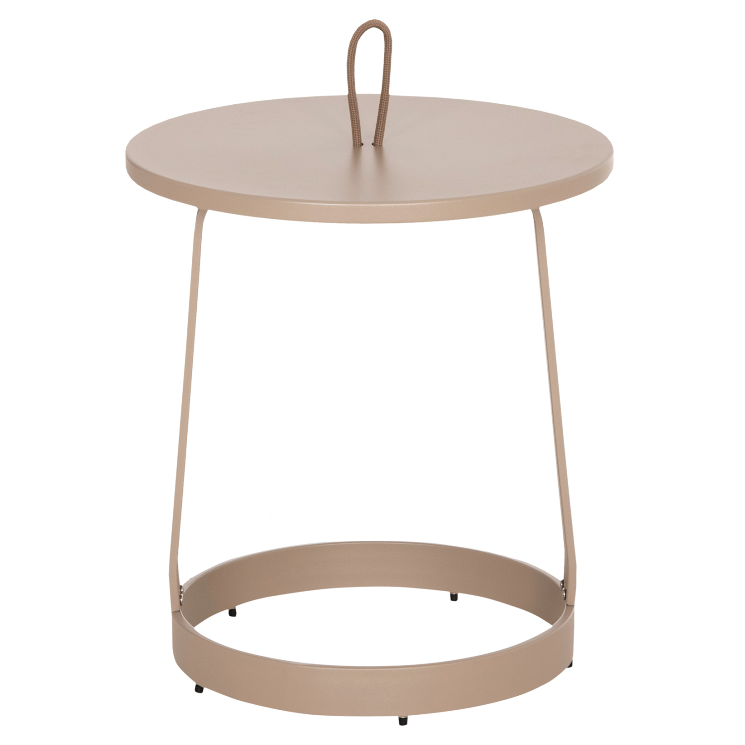 ΤΡΑΠΕΖΙ ΒΟΗΘΗΤΙΚΟ ΕΞ.ΧΩΡΟΥ FB96432.03 ΑΛΟΥΜΙΝΙΟ & ΣΧΟΙΝΙ ΚΑΠΟΥΤΣΙΝΟ Φ47x53Υεκ - Image 3