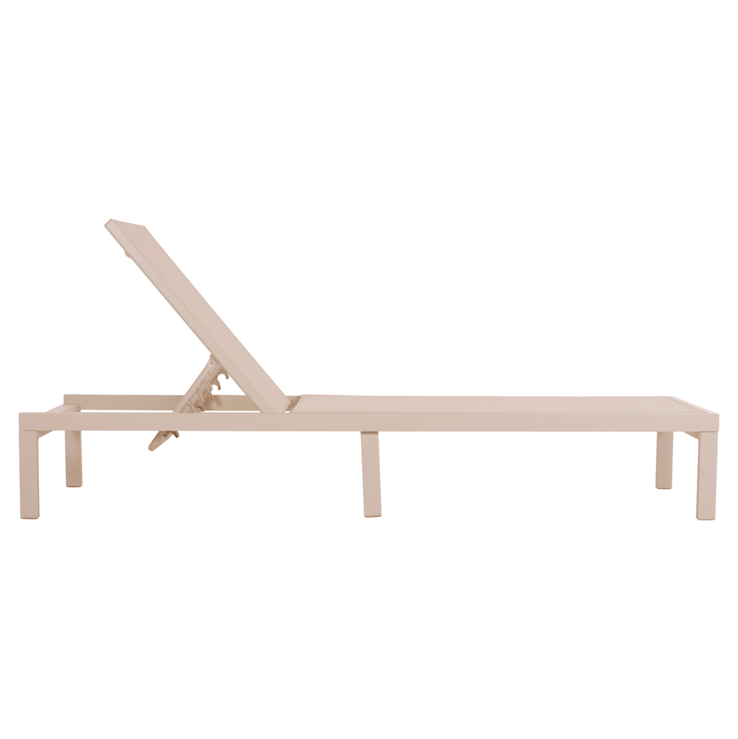 ΞΑΠΛΩΣΤΡΑ ΑΛΟΥΜΙΝΙΟΥ FB95983.04 ΣΑΜΠΑΝΙ ΣΚΕΛΕΤΟΣ & TEXTILENE 196,5x64,5x92Υεκ - Image 3