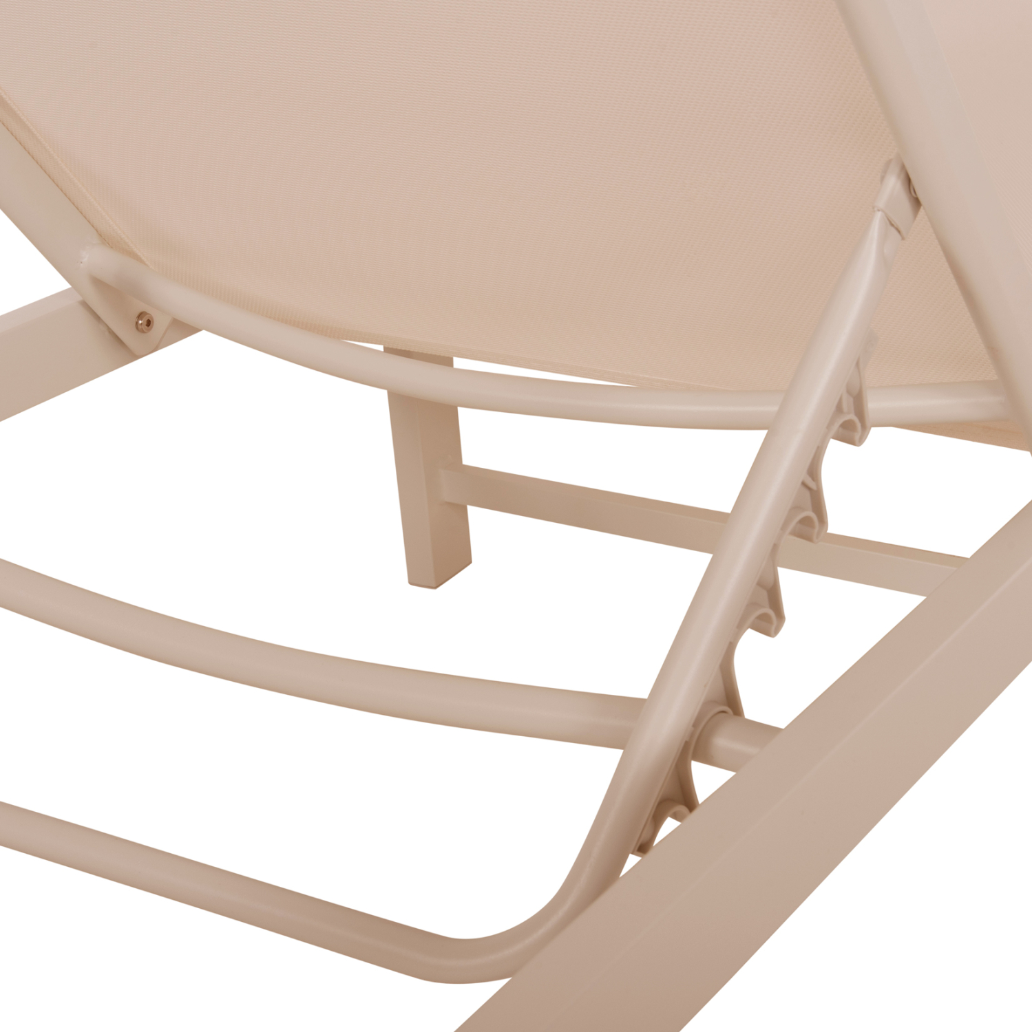 ΞΑΠΛΩΣΤΡΑ ΑΛΟΥΜΙΝΙΟΥ FB95983.04 ΣΑΜΠΑΝΙ ΣΚΕΛΕΤΟΣ & TEXTILENE 196,5x64,5x92Υεκ - Image 6