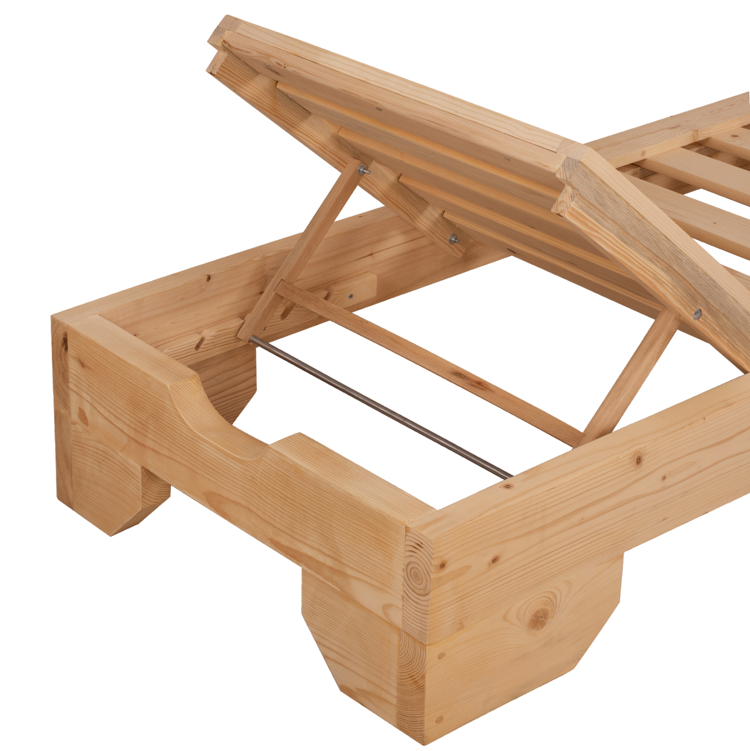 ΞΑΠΛΩΣΤΡΑ ΞΥΛΙΝΗ ΒΑΡΕΩΣ FB95646.03 ΦΥΣΙΚΗ ΕΜΠ. 204X77,5X29Y εκ. - Image 5