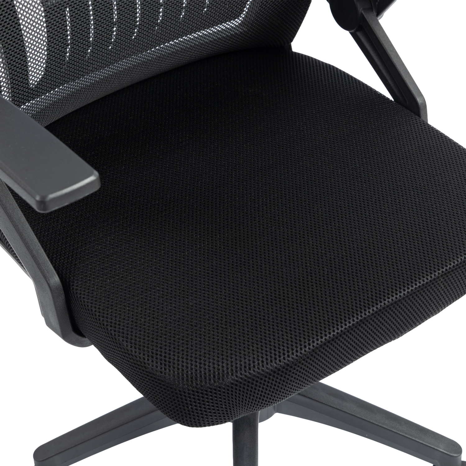 ΚΑΡΕΚΛΑ ΓΡΑΦΕΙΟΥ FB91225.01 PP & MESH ΥΦΑΣΜΑ--ΜΑΥΡΟ 60x60x92-100Υεκ - Image 9