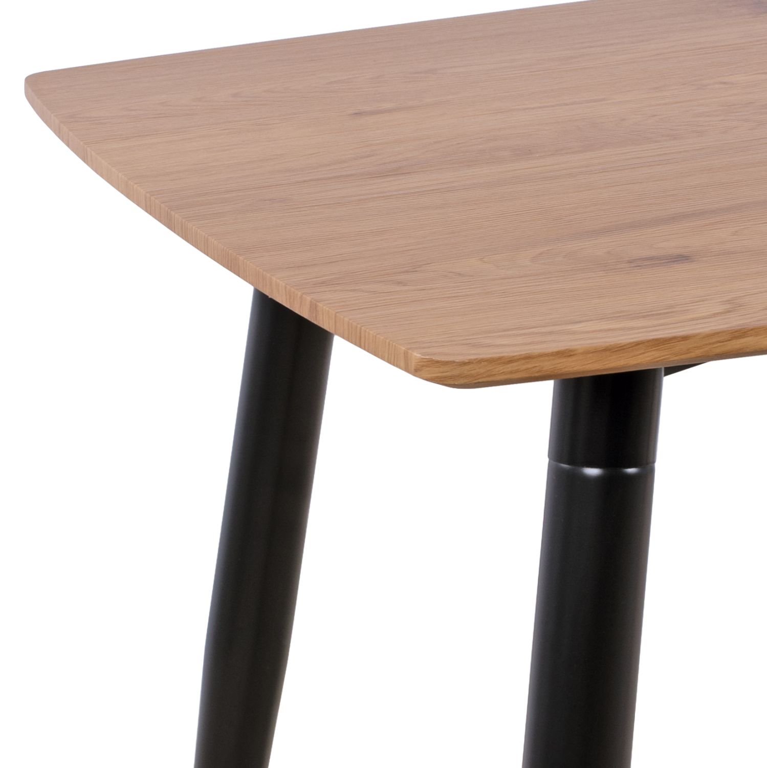 ΣΕΤ ΤΡΑΠΕΖΑΡΙΑΣ 5ΤΜΧ FB910847.02 MDF TOP ΦΥΣΙΚΟ--ΥΦΑΣΜΑ ΜΠΕΖ & ΜΕΤΑΛΛΟ ΜΑΥΡΟ - Image 4