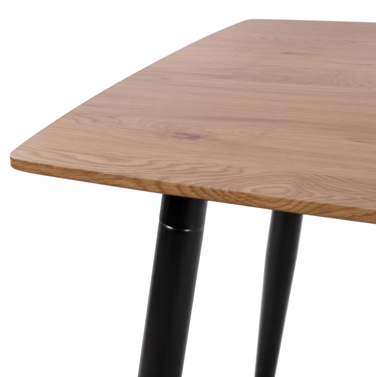 ΣΕΤ ΤΡΑΠΕΖΑΡΙΑΣ 5ΤΜΧ FB910847.02 MDF TOP ΦΥΣΙΚΟ--ΥΦΑΣΜΑ ΜΠΕΖ & ΜΕΤΑΛΛΟ ΜΑΥΡΟ - Image 5