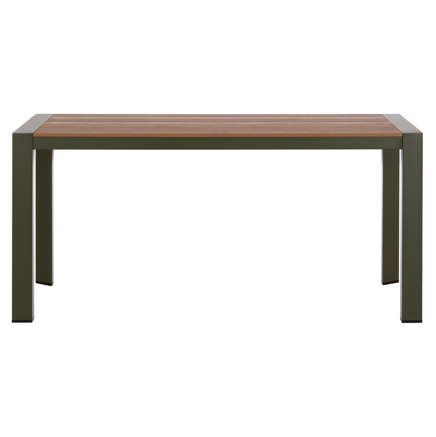 ΤΡΑΠΕΖΙ ΕΞΩΤ.ΧΩΡΟΥ FB96059.07 ΑΛΟΥΜΙΝΙΟ ΣE OLIVE GREEN & POLYWOOD 160X80Χ75Υεκ. - Image 3