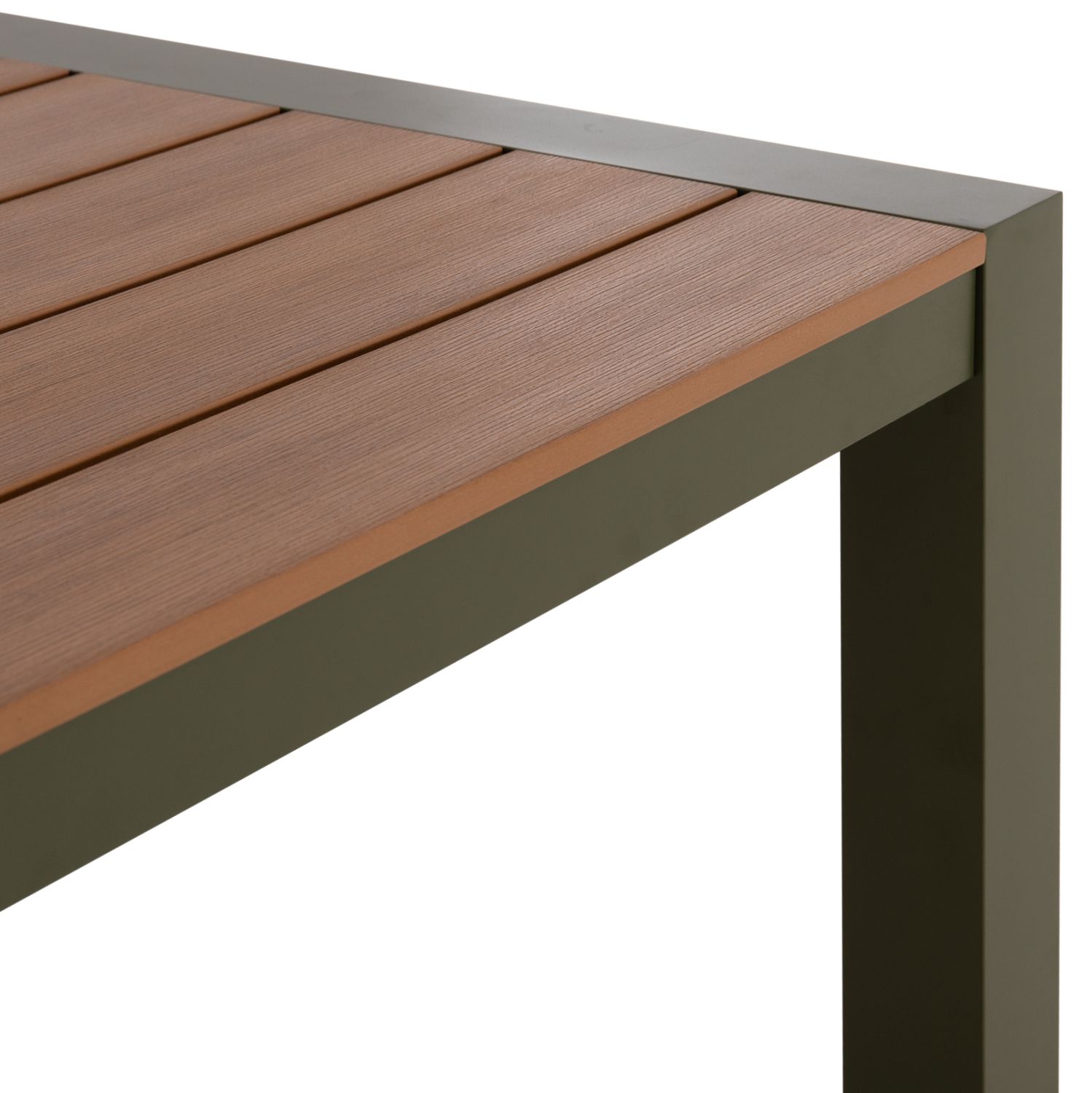 ΤΡΑΠΕΖΙ ΕΞΩΤ.ΧΩΡΟΥ FB96059.07 ΑΛΟΥΜΙΝΙΟ ΣE OLIVE GREEN & POLYWOOD 160X80Χ75Υεκ. - Image 7