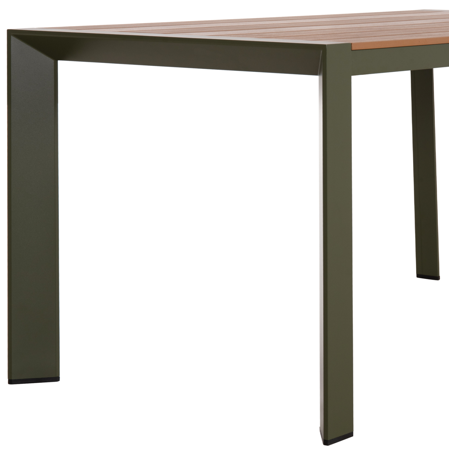 ΤΡΑΠΕΖΙ ΕΞΩΤ.ΧΩΡΟΥ FB96059.07 ΑΛΟΥΜΙΝΙΟ ΣE OLIVE GREEN & POLYWOOD 160X80Χ75Υεκ. - Image 8