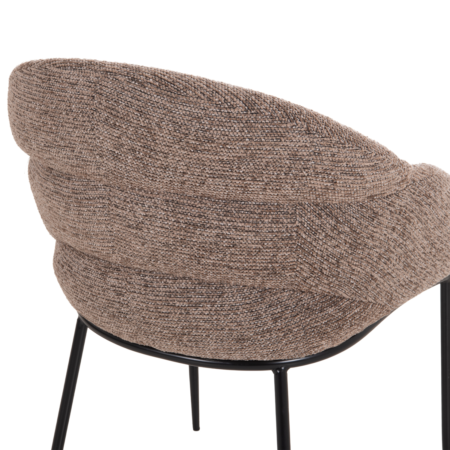 ΣΕΤ ΤΡΑΠΕΖΑΡΙΑΣ 7ΤΜΧ FB910957.03 MDF TOP--ΥΦΑΣΜΑ TAUPE & ΜΕΤΑΛ.ΠΟΔΙΑ - Image 5