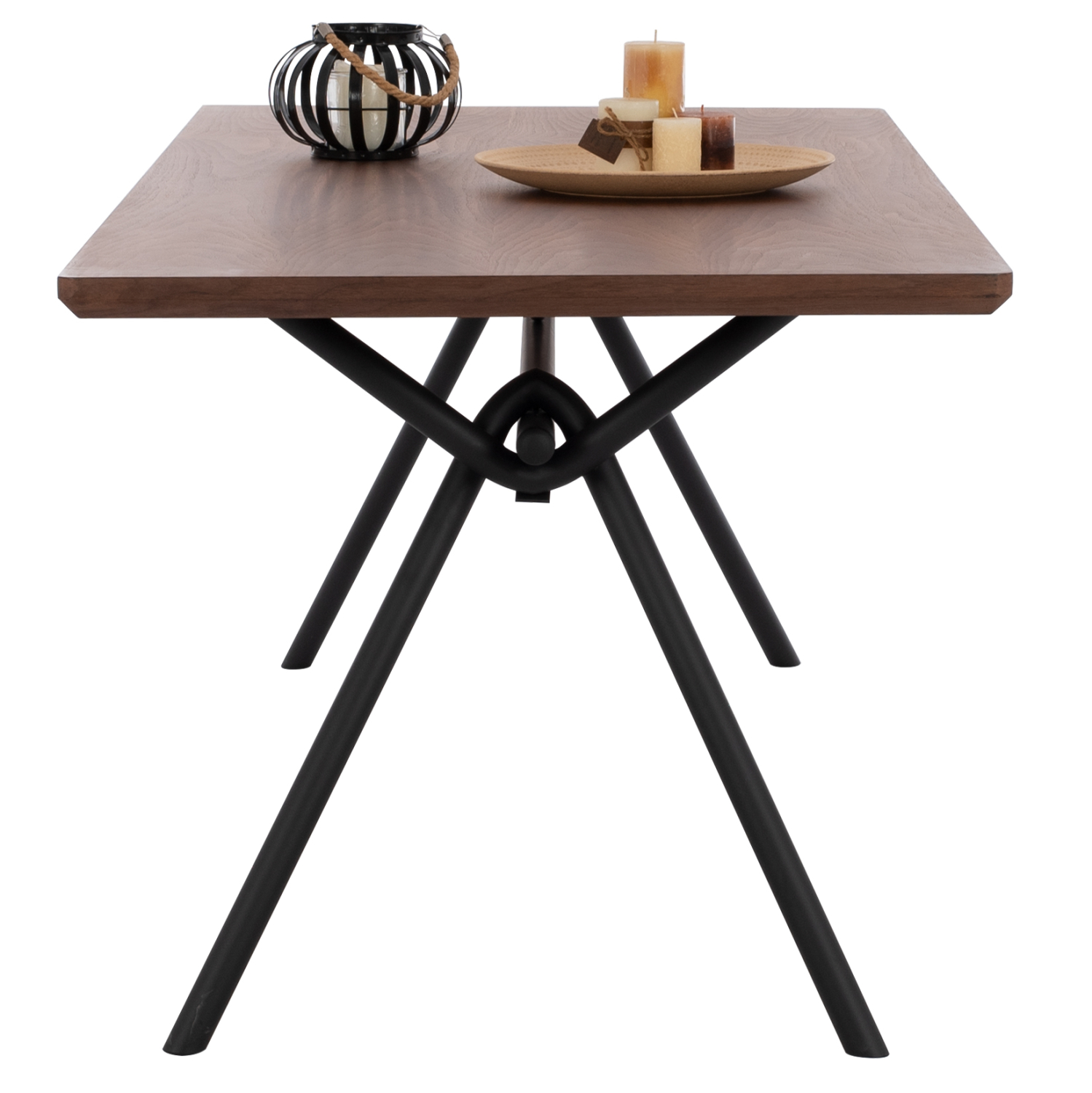 ΣΕΤ ΤΡΑΠΕΖΑΡΙΑΣ 7ΤΜΧ FB910957.03 MDF TOP--ΥΦΑΣΜΑ TAUPE & ΜΕΤΑΛ.ΠΟΔΙΑ - Image 7