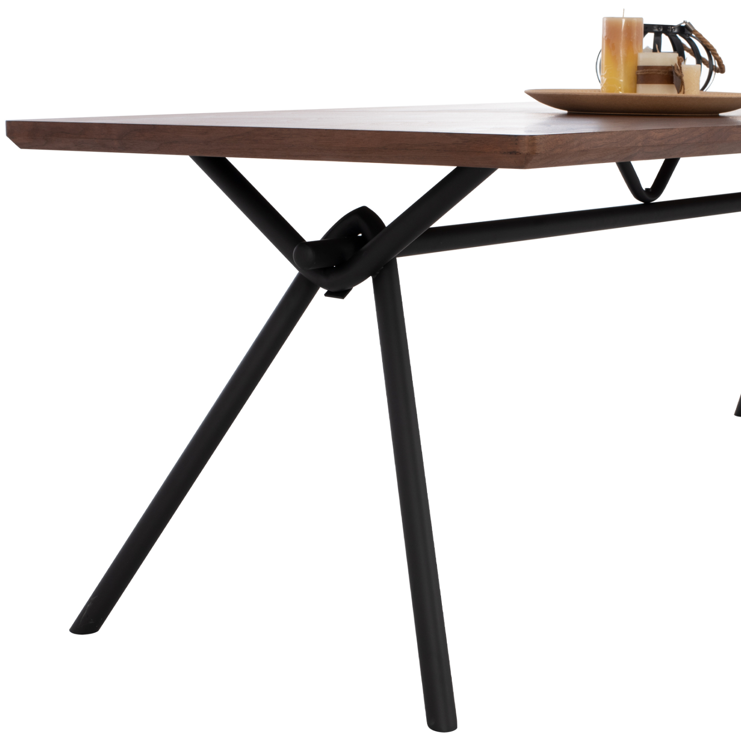 ΣΕΤ ΤΡΑΠΕΖΑΡΙΑΣ 7ΤΜΧ FB910957.03 MDF TOP--ΥΦΑΣΜΑ TAUPE & ΜΕΤΑΛ.ΠΟΔΙΑ - Image 9