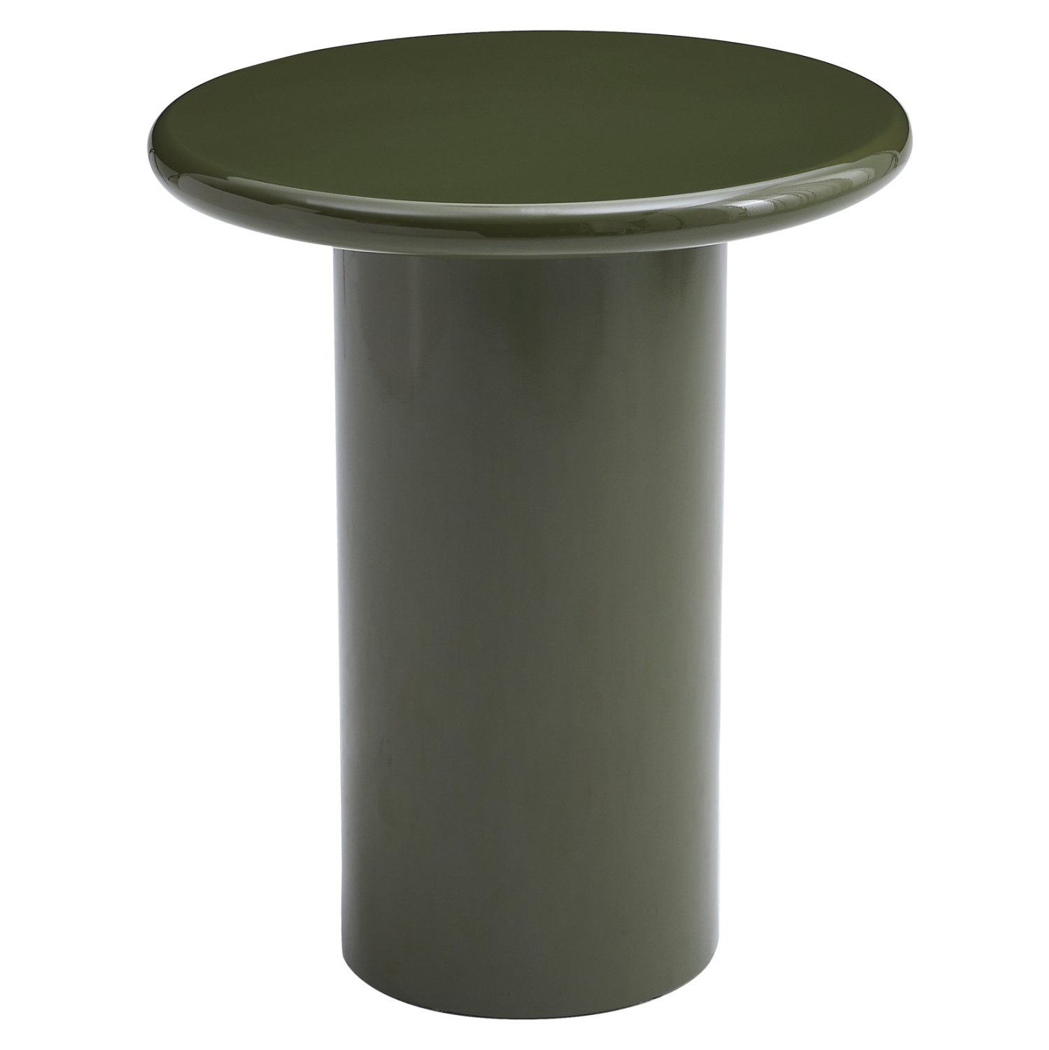 ΒΟΗΘΗΤΙΚΟ ΤΡΑΠΕΖΑΚΙ FB918455.07 MDF ΣΕ GLOSSY ΠΡΑΣΙΝΟ Φ50x59Υεκ